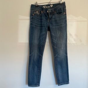 Seven7 Light Wash Skinny Jeans
